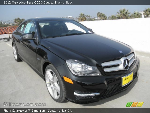 2012 Mercedes-Benz C 250 Coupe in Black