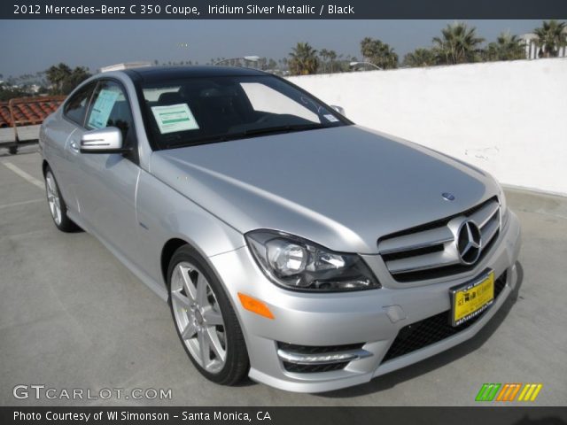 2012 Mercedes-Benz C 350 Coupe in Iridium Silver Metallic