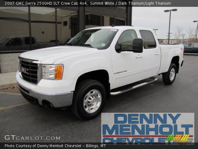 2007 GMC Sierra 2500HD SLT Crew Cab 4x4 in Summit White