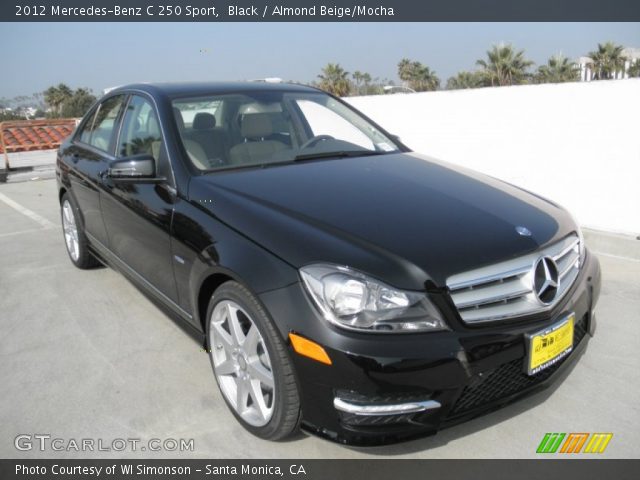 2012 Mercedes-Benz C 250 Sport in Black