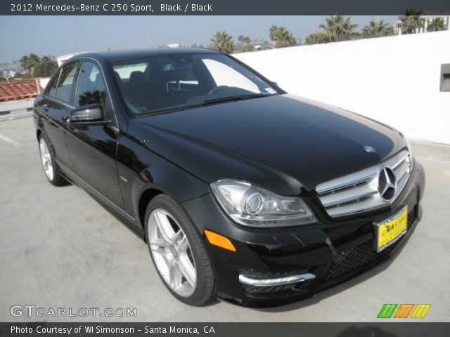 2012 Mercedes-Benz C 250 Sport in Black