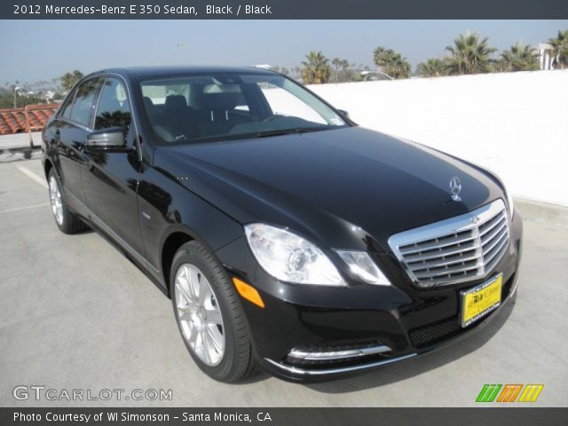 2012 Mercedes-Benz E 350 Sedan in Black