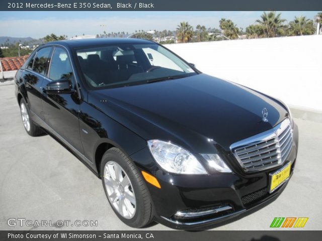 2012 Mercedes-Benz E 350 Sedan in Black