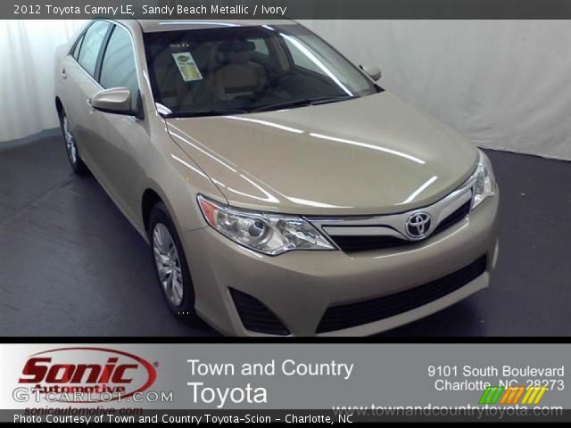 2012 Toyota Camry LE in Sandy Beach Metallic