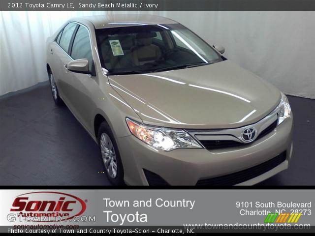 2012 Toyota Camry LE in Sandy Beach Metallic