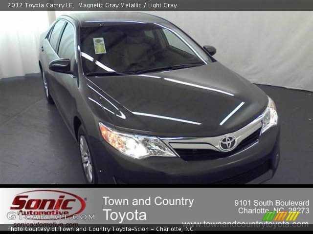 2012 Toyota Camry LE in Magnetic Gray Metallic