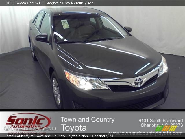 2012 Toyota Camry LE in Magnetic Gray Metallic