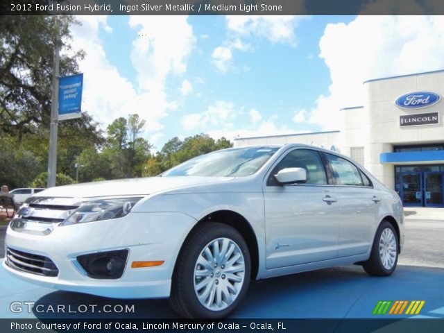 2012 Ford Fusion Hybrid in Ingot Silver Metallic