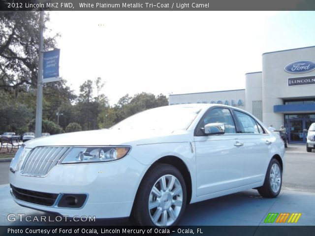 2012 Lincoln MKZ FWD in White Platinum Metallic Tri-Coat