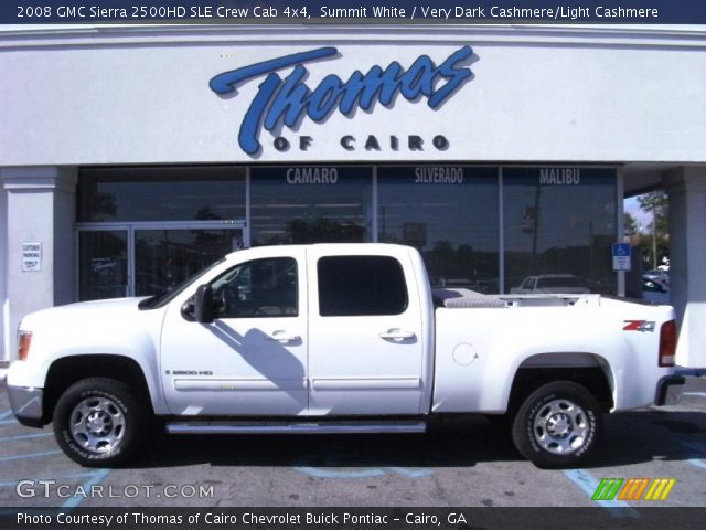 2008 GMC Sierra 2500HD SLE Crew Cab 4x4 in Summit White