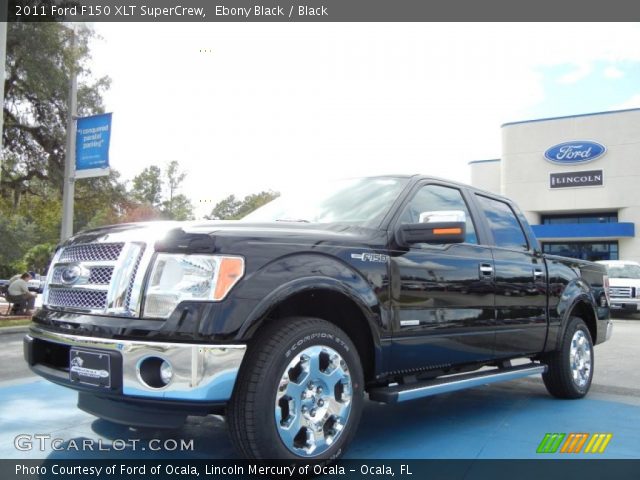2011 Ford F150 XLT SuperCrew in Ebony Black