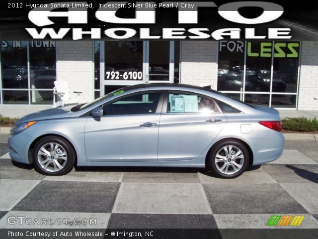 2012 Hyundai Sonata Limited in Iridescent Silver Blue Pearl