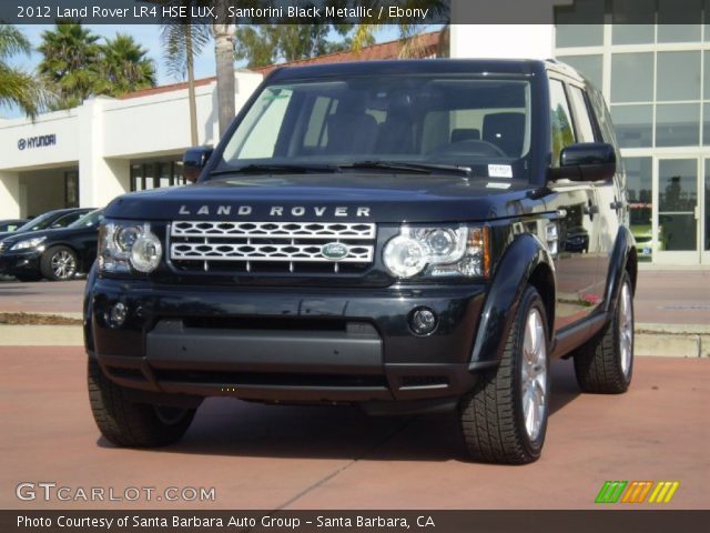 2012 Land Rover LR4 HSE LUX in Santorini Black Metallic