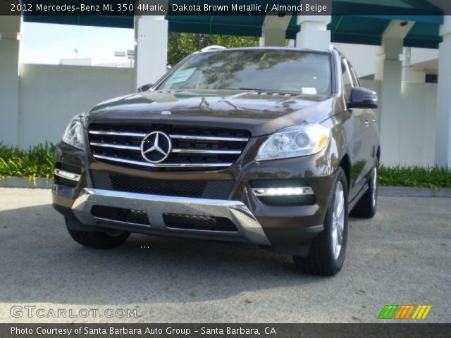2012 Mercedes-Benz ML 350 4Matic in Dakota Brown Metallic