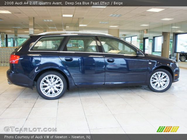 2008 Audi A4 2.0T quattro Avant in Deep Sea Blue Pearl Effect