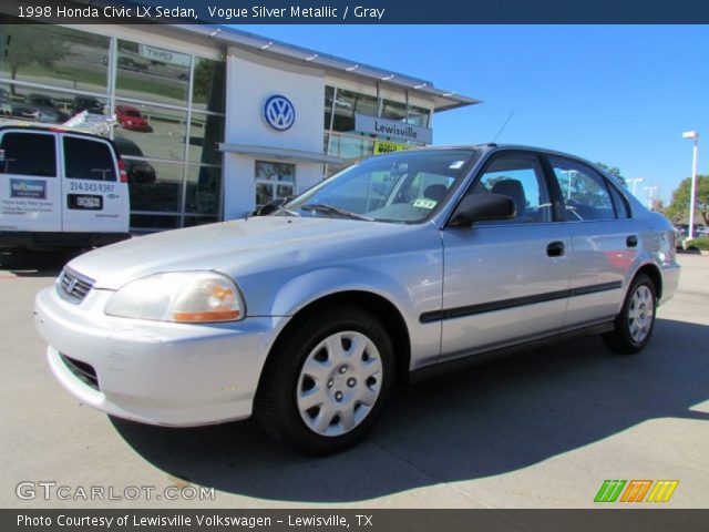 1998 Honda Civic LX Sedan in Vogue Silver Metallic