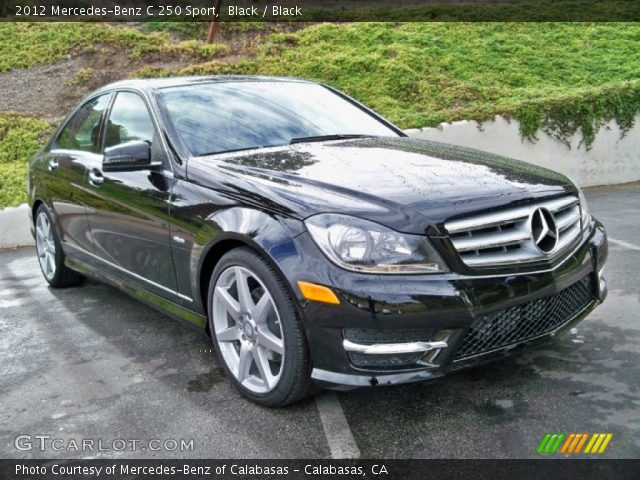 2012 Mercedes-Benz C 250 Sport in Black