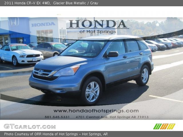 2011 Honda CR-V EX 4WD in Glacier Blue Metallic