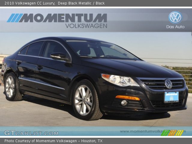 2010 Volkswagen CC Luxury in Deep Black Metallic