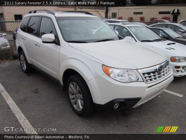 2011 Subaru Forester 2.5 X Limited in Satin White Pearl