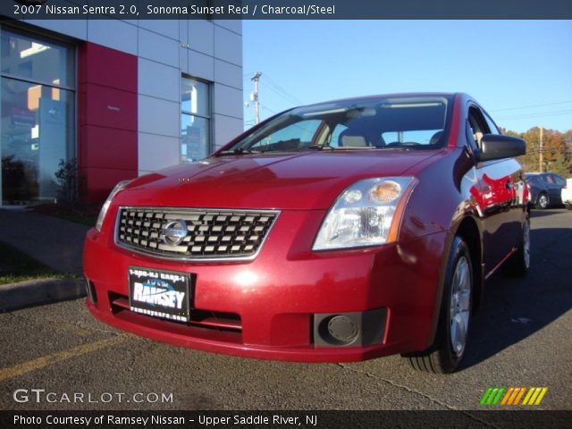 2007 Nissan Sentra 2.0 in Sonoma Sunset Red