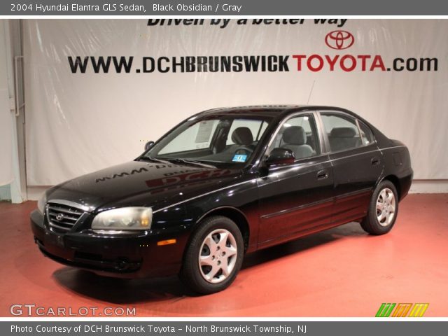 2004 Hyundai Elantra GLS Sedan in Black Obsidian