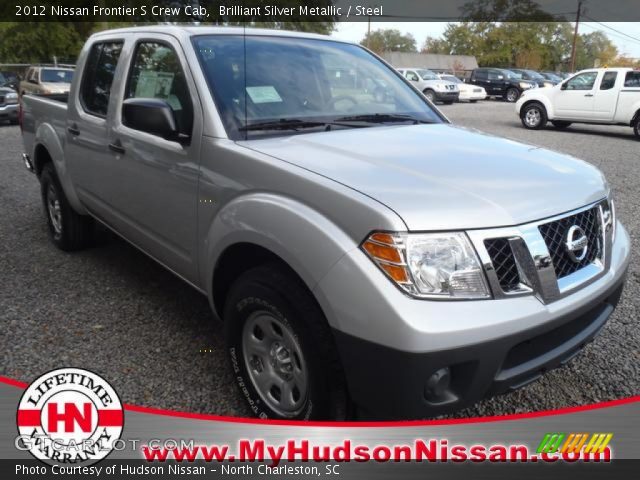 2012 Nissan Frontier S Crew Cab in Brilliant Silver Metallic