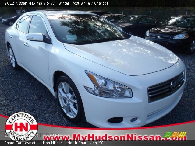 2012 Nissan Maxima 3.5 SV in Winter Frost White