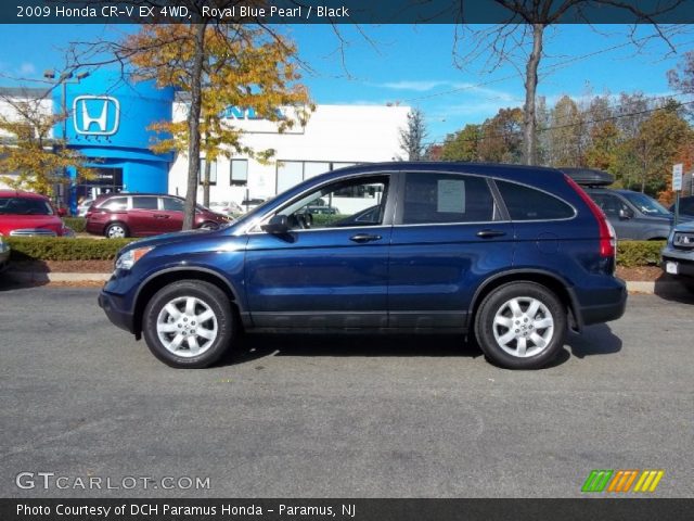2009 Honda CR-V EX 4WD in Royal Blue Pearl
