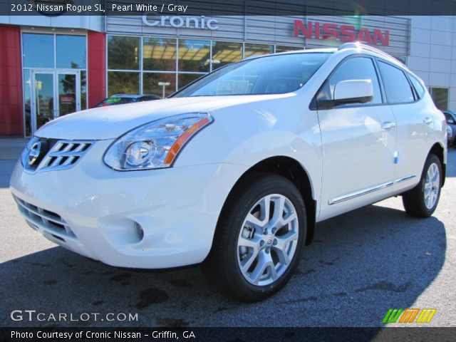 2012 Nissan Rogue SL in Pearl White