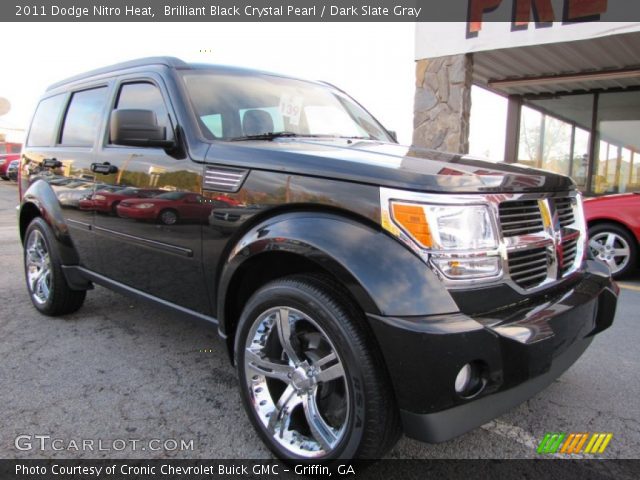 2011 Dodge Nitro Heat in Brilliant Black Crystal Pearl