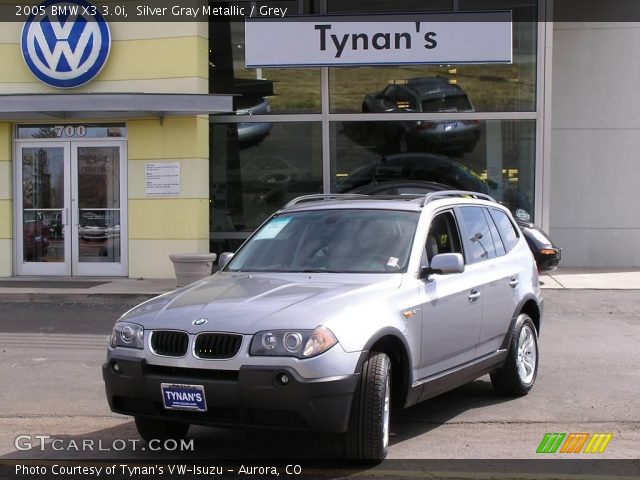 2005 BMW X3 3.0i in Silver Gray Metallic