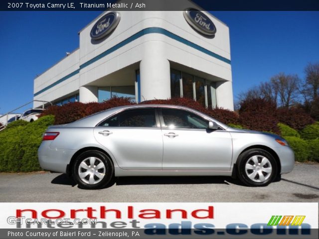 2007 Toyota Camry LE in Titanium Metallic