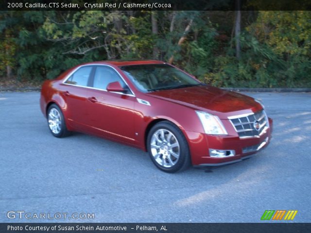 2008 Cadillac CTS Sedan in Crystal Red