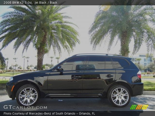 2008 BMW X3 3.0si in Jet Black