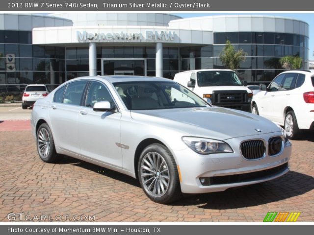 2012 BMW 7 Series 740i Sedan in Titanium Silver Metallic