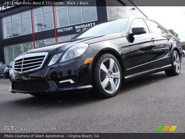 2011 Mercedes-Benz E 350 Sedan in Black