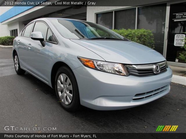 2012 Honda Civic LX Sedan in Cool Mist Metallic