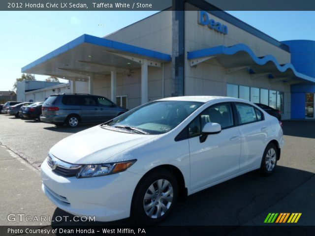 2012 Honda Civic LX Sedan in Taffeta White