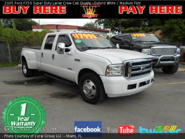 2005 Ford F350 Super Duty Lariat Crew Cab Dually in Oxford White