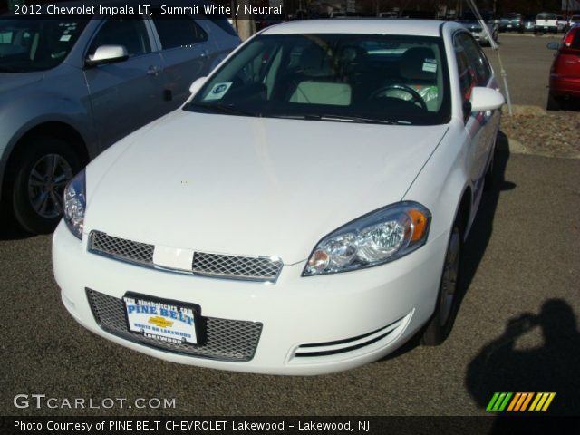 2012 Chevrolet Impala LT in Summit White