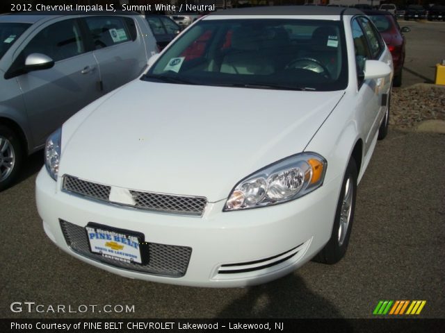 2012 Chevrolet Impala LS in Summit White