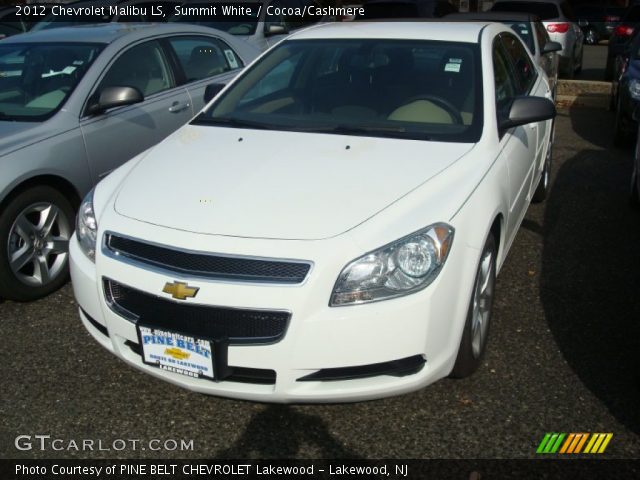 2012 Chevrolet Malibu LS in Summit White