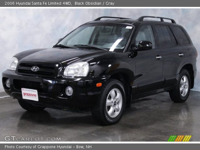 2006 Hyundai Santa Fe Limited 4WD in Black Obsidian