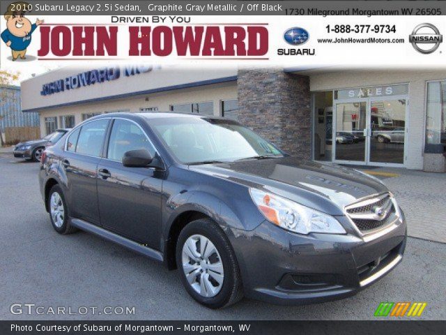 2010 Subaru Legacy 2.5i Sedan in Graphite Gray Metallic