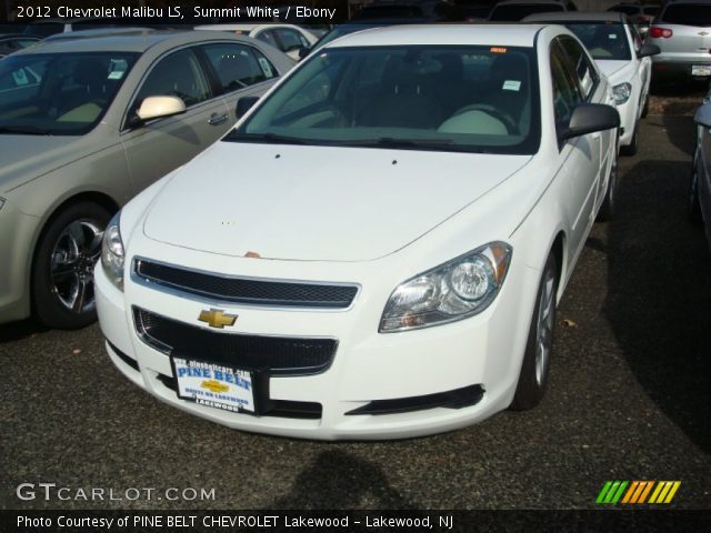 2012 Chevrolet Malibu LS in Summit White
