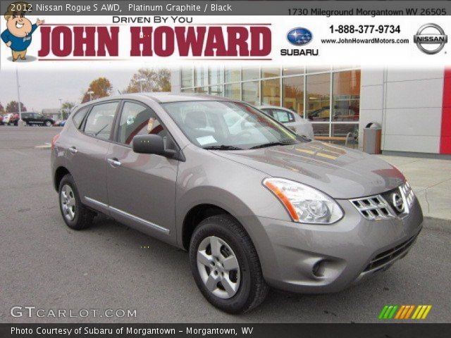 2012 Nissan Rogue S AWD in Platinum Graphite
