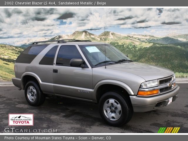 2002 Chevrolet Blazer LS 4x4 in Sandalwood Metallic