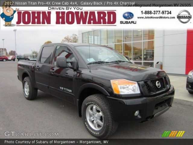 2012 Nissan Titan Pro-4X Crew Cab 4x4 in Galaxy Black