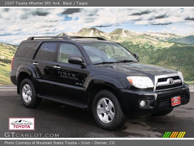 2007 Toyota 4Runner SR5 4x4 in Black